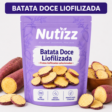 Batata doce liofilizada